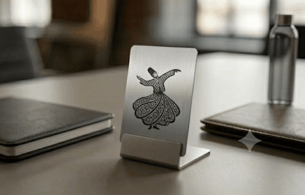 نمونه کارت بانکی فلزی شماره 3