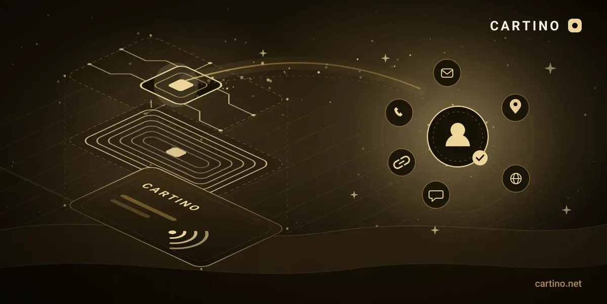 کارت ویزیت NFC چگونه کار می‌کند؟ از تراشه تا باز شدن پروفایل