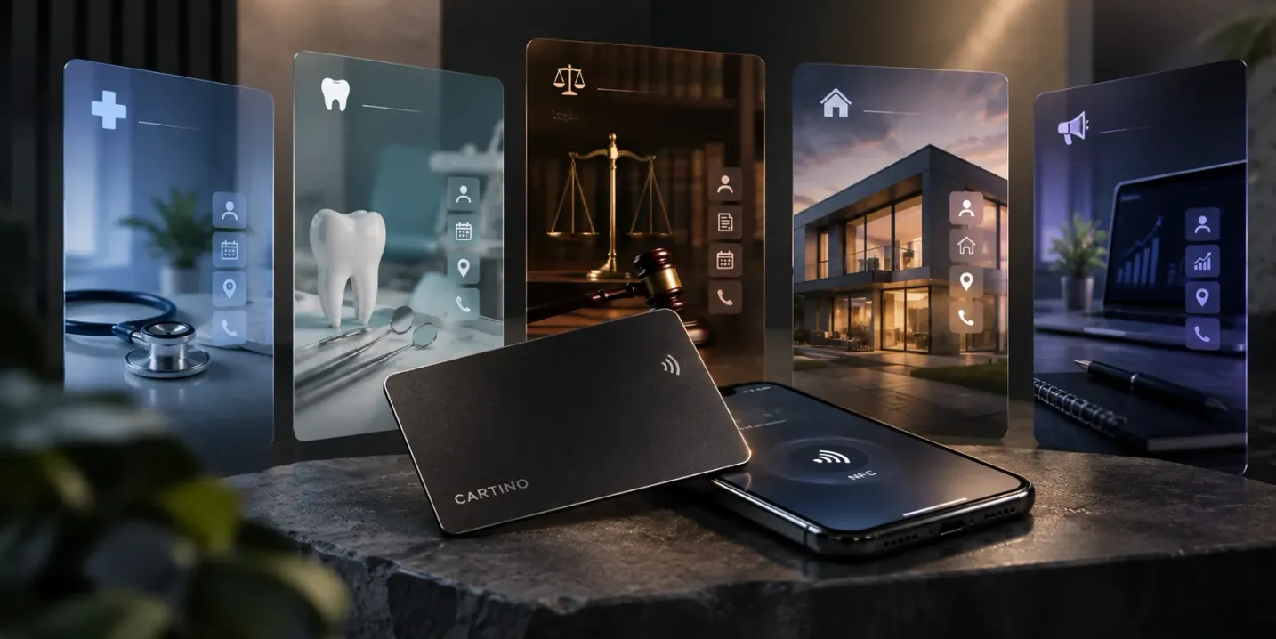کارت ویزیت NFC برای مشاغل مختلف؛ یک کارت، تجربیات متنوع