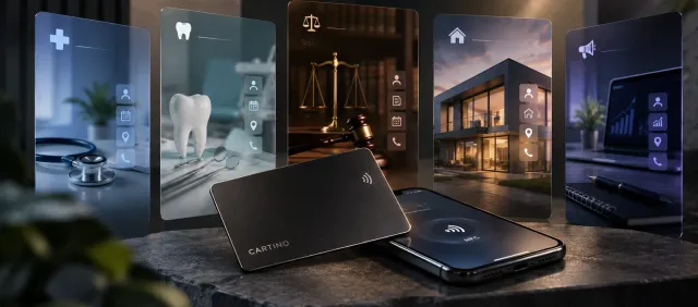 کارت ویزیت NFC برای مشاغل مختلف؛ یک کارت، تجربیات متنوع