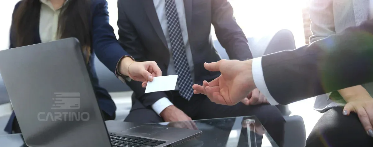 ارائه کارت ویزیت