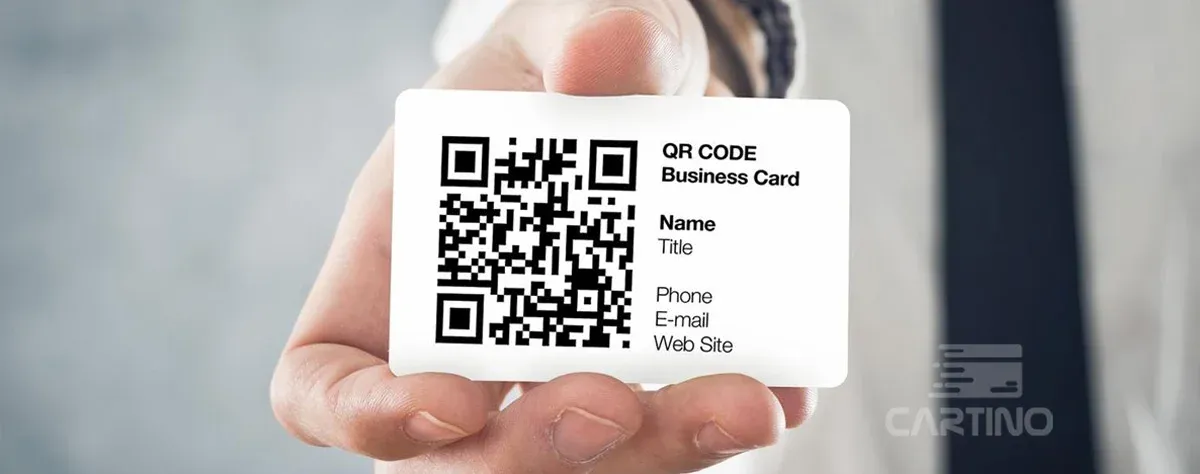 کارت ویزیت با QR کد
